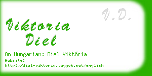 viktoria diel business card